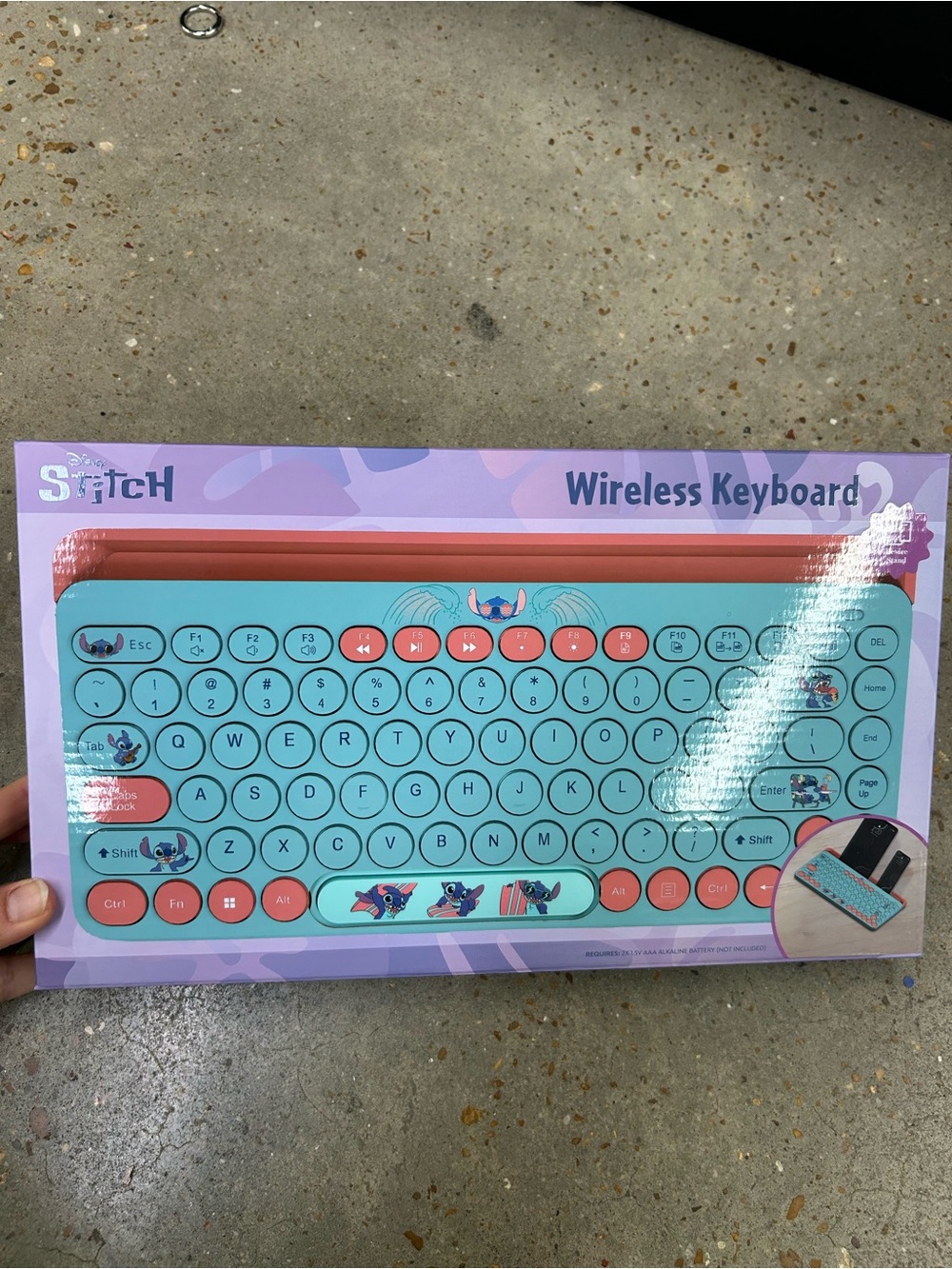 NWT Stitch Wireless Keyboard
